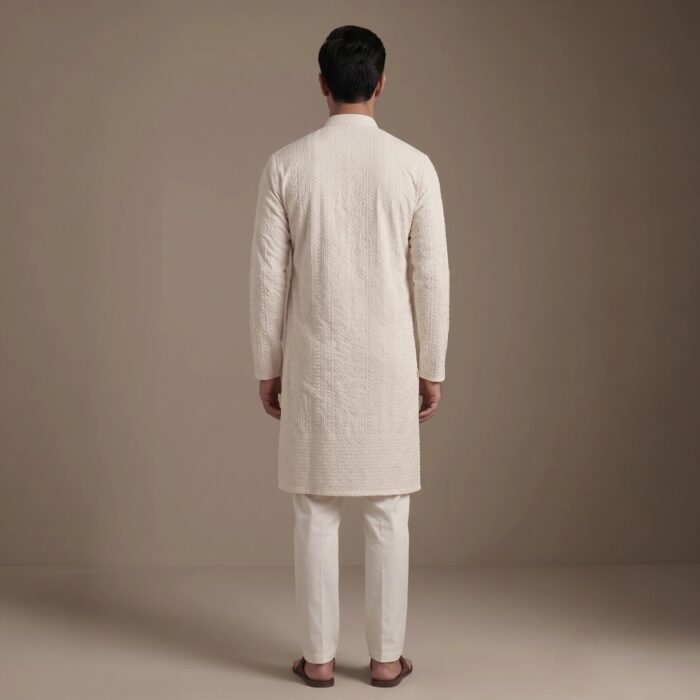 Chikan Kurta pajama set | Luxury Kurta Series for Men