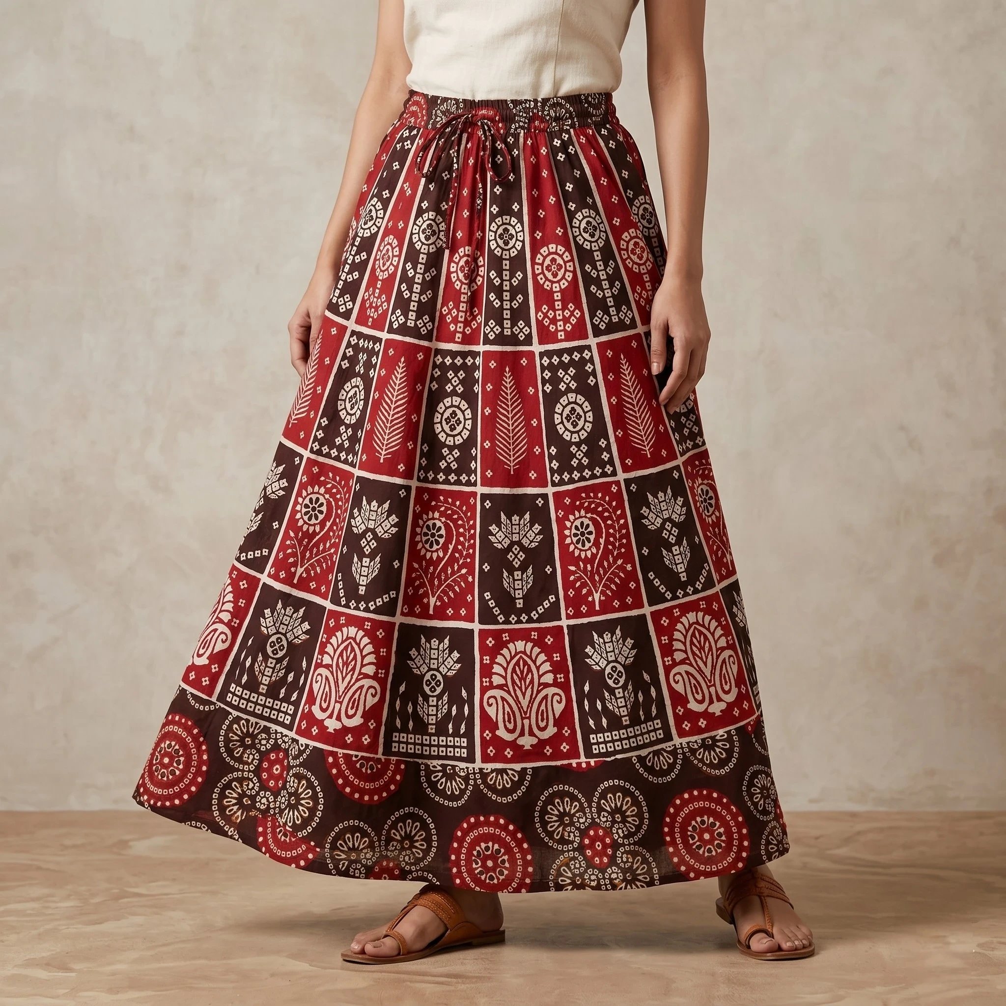 Printed Cotton women Skirt Stylish Boho Cotton Skirt | Women Cotton Printed Skirt