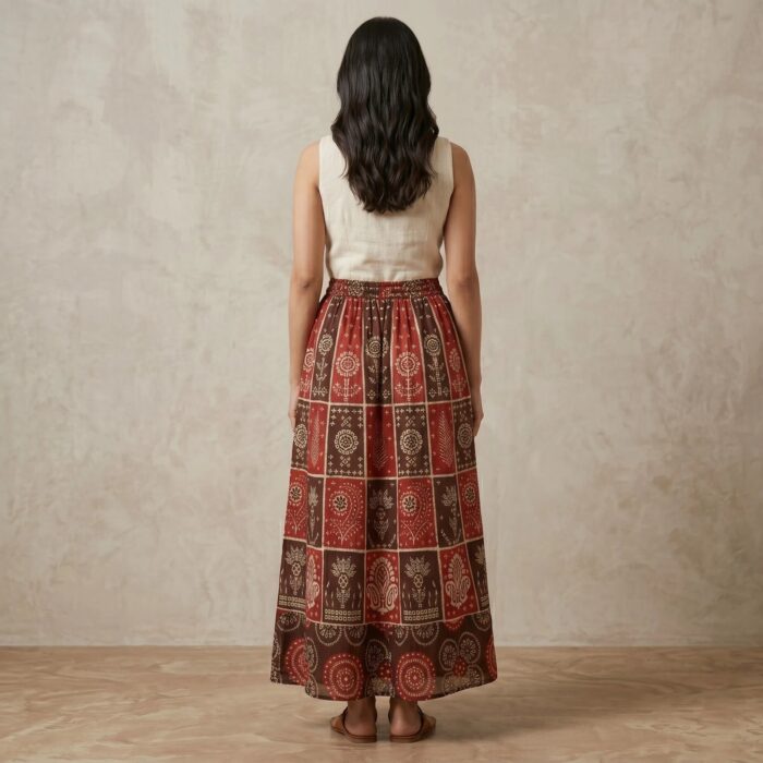 Comfortable cotton skirt for casual wear