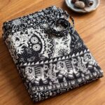 Cotton Skirt - Black and White - Image 4