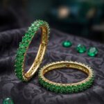 Partywear zirconia kada bangles for Women