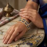 Party wear Aureva Series kada set for women