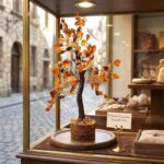 Crystal Healing Energy & Feng Shui Décor | Carnelian crystal gemstone tree - Small - Image 2