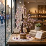 Crystal Healing Energy & Feng Shui Décor |  Amethyst crystal gemstone tree - Small - Image 2