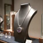 Amethyst natural stone necklace - Om - Image 4