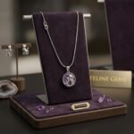 Amethyst natural stone necklace - Cat - Image 3