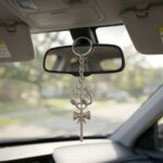 Handcrafted Trishul & Damru Keychain - Small | Trishul Hanging for car - Image 3