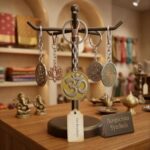 Handcrafted OM Keychain - Yellow | OM Hanging for car - Image 2