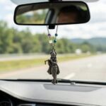 Handcrafted Standing Krishna Keychain - Black | Krishna Hanging - Image 3