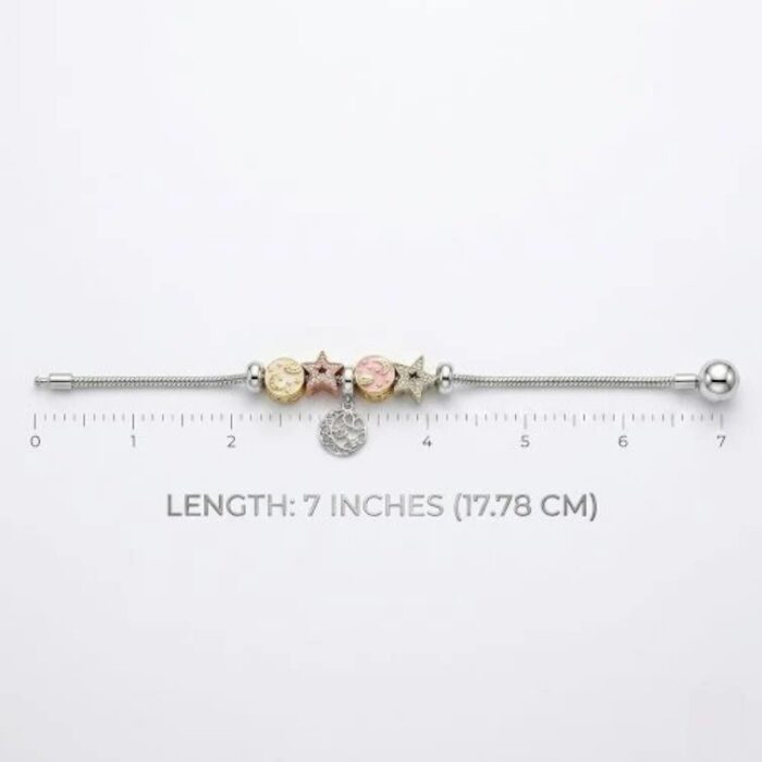 Silver Charm Bracelet | Gift for her - Image 5