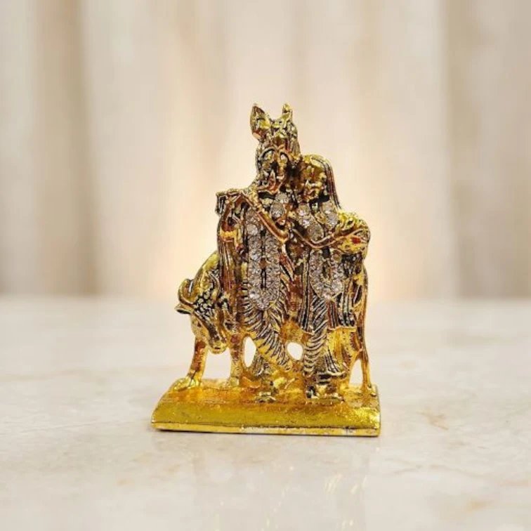 image (167).webp Radha Krishna idol | Radha and Krishna Statue for car dashboard - Image 1