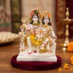 Shiv Parivar - White - 9inch
