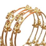 Trending Kashmiri Ghungroo bangle set | 4 Pc Golden Ghungroo Bangles