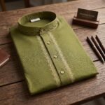 Embroidery Kurta Pajama set - Mehndi Green | Festival wear Men Clothing