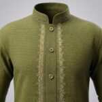 Mehndi green Kurta Pajama set for Men | Cotton Kurta Pajama set