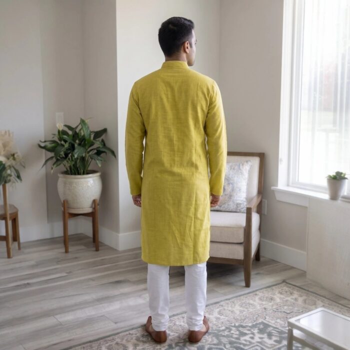 Premium breathable cotton fabric Men’s traditional kurta pajama set