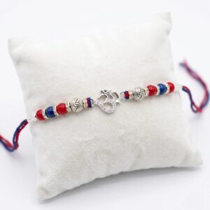 Pure Silver Rakhi - Sterling Silver Om Rakhi | Chandi ki Rakhi in Canada