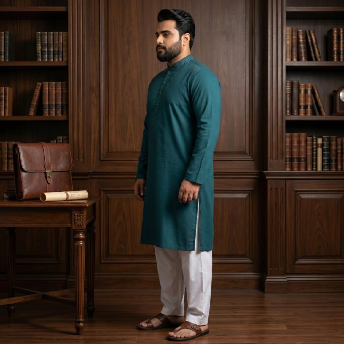 Eid wear Green Kurta pajama for Men | Plus Size only