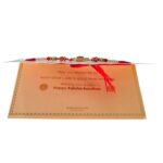 Rakhi Gift Hamper with Premium Rakhi and Greeting Card