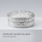 Silver Box | Chandi ki Dabbi - Oval - Medium