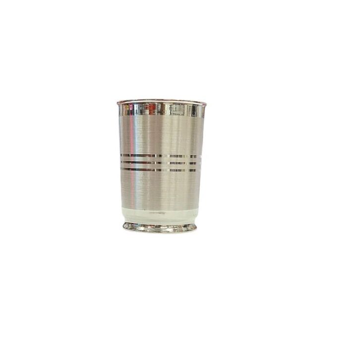 Pure Silver Glass | 3 inch pure silver glass - Image 3