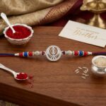 Pure Silver Rakhi - Khanda sahib | Nishaan Sahib Rakhi| Chandi di rakhdi in Canada and US