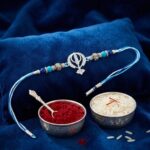 Pure Silver Rakhi - Khanda sahib | Nishaan Sahib Rakhi| Chandi di rakhdi in Canada and US