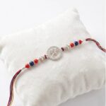 925 Sterling silver Rakhi with Zirconia Stones
