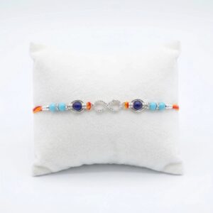 Pure Silver Rakhi - Infinity | 925 Sterling Silver Rakhi