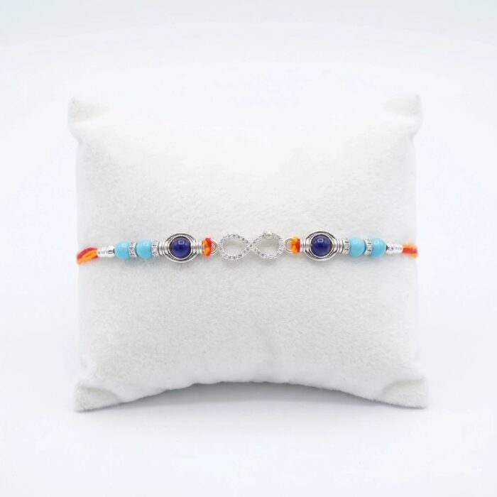 Pure Silver Rakhi - Infinity | 925 Sterling Silver Rakhi