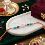 Pure Silver Rakhi - Sterling Silver Om Rakhi | Chandi ki Rakhi with gifts