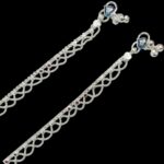 Pair of Sterling Silver Anklets – 10.5 inch | Silver Anklet for Adults - Image 5