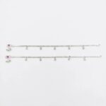 Pair of Silver Anklets | 10.5 inch Silver Anklets for Adults | Chandi ki Payal - Image 2