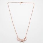4 heart convertible clover necklace for women