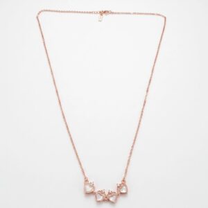 4 heart convertible clover necklace for women
