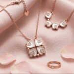 Rose Gold finish sterling silver necklace for her | 925 silver