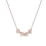 Sterling silver women necklace | 2 Shapes one Necklace Design