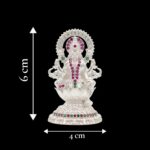 Dimensions of Pure silver Lakshmi Idol