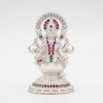 Silver Lakshmi Idol | Dazzle Series - Gaja Lakshmi