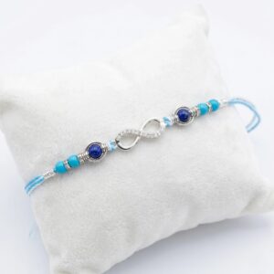 Solid Silver Rakhi Infinity | Perfect Rakhi for your brother in Canada