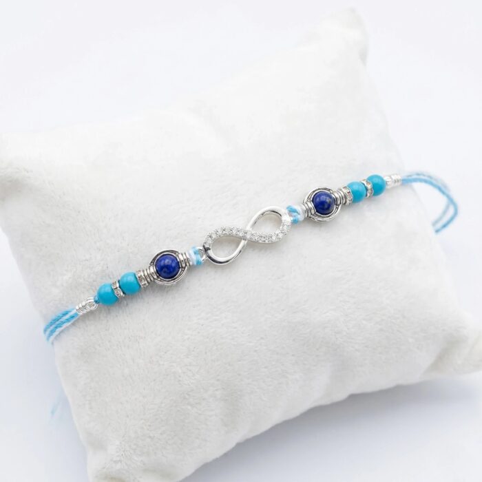 Solid Silver Rakhi Infinity | Perfect Rakhi for your brother in Canada