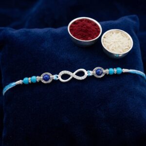 Pure Silver Rakhi - Infinity | 925 Sterling Silver Rakhi