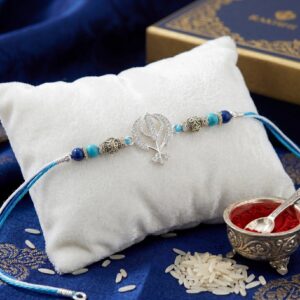 Pure Silver Khanda Rakhi | 925 Sterling silver Rakhi