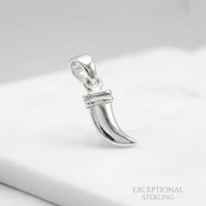 925 Sterling Silver Sword Pendant For Kids