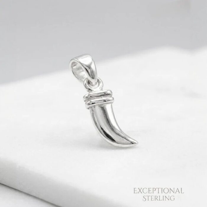 925 Sterling Silver Sword Pendant For Kids