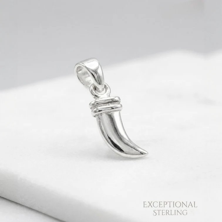 Silver Pendant for Kids 925 Sterling Silver Sword Pendant For Kids