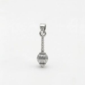 Sterling Silver Hanuman Gada Pendant | 925 Pure Silver