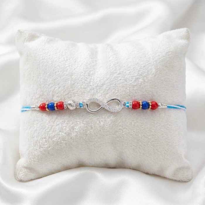 Sterling silver Rakhi for your Brother in Canada - Best Site to order Rakhi in Canada