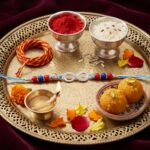 Pure Silver Rakhi - Create your own hamper with sweets and Gifts