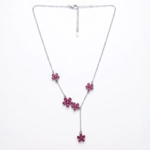 Flower Pendant and Chain | 925 Sterling Silver necklace